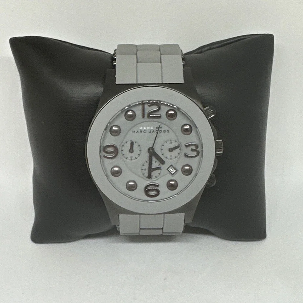 Marc By Marc Jacobs MBM2566 Women Silicone Strap Analog Dial Quartz Watch HME755